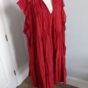NWT Red Babydoll Dress